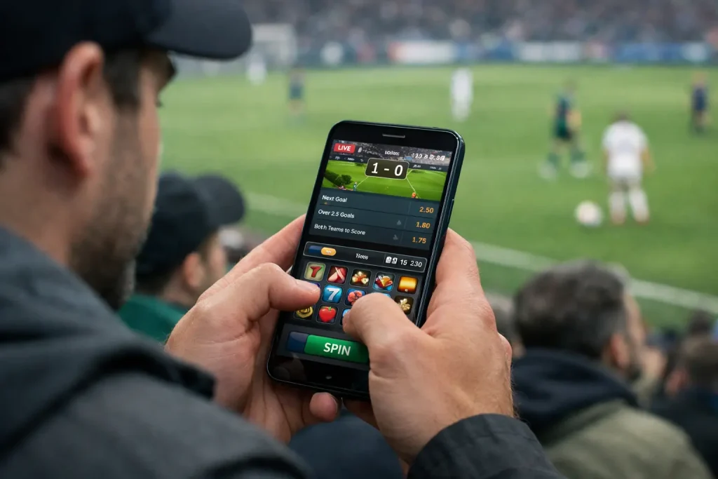 mobile betting and quick casino gameplay short session