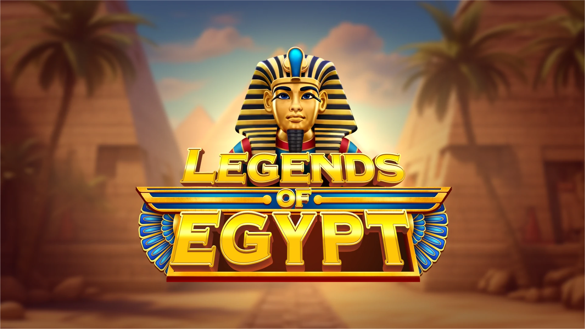 Egyptian-themed slot reels with pharaohs and ancient symbols