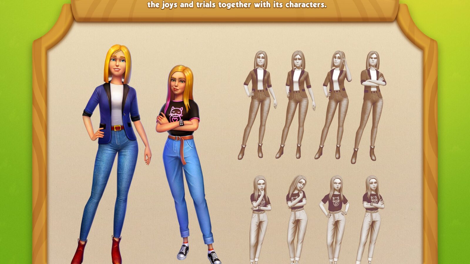 Main hero concept art female character