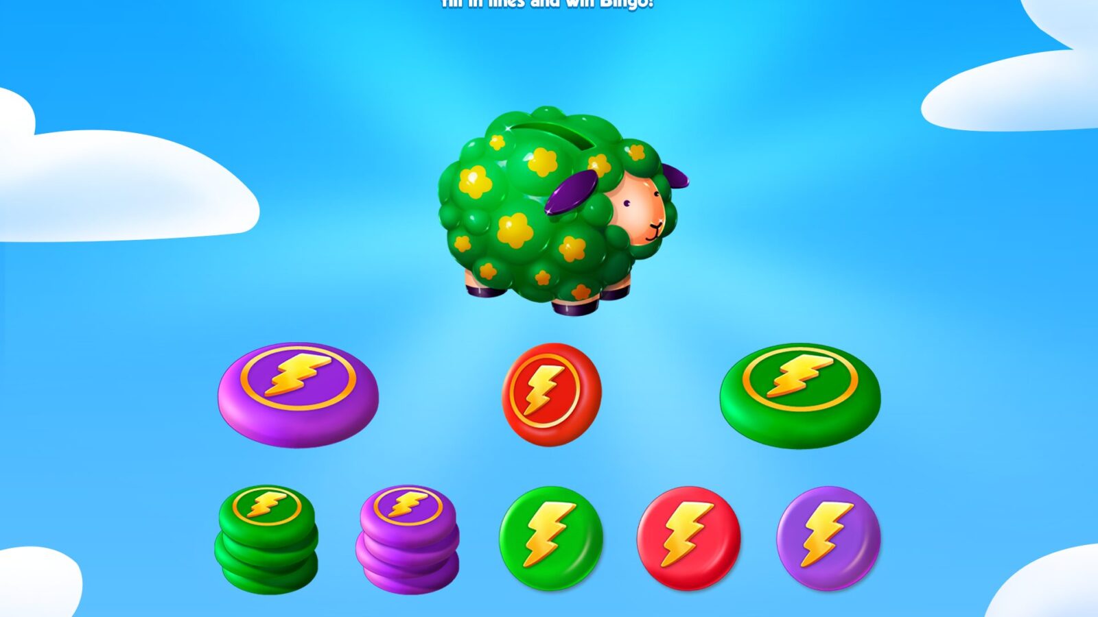 Colorful candy-style decorative items