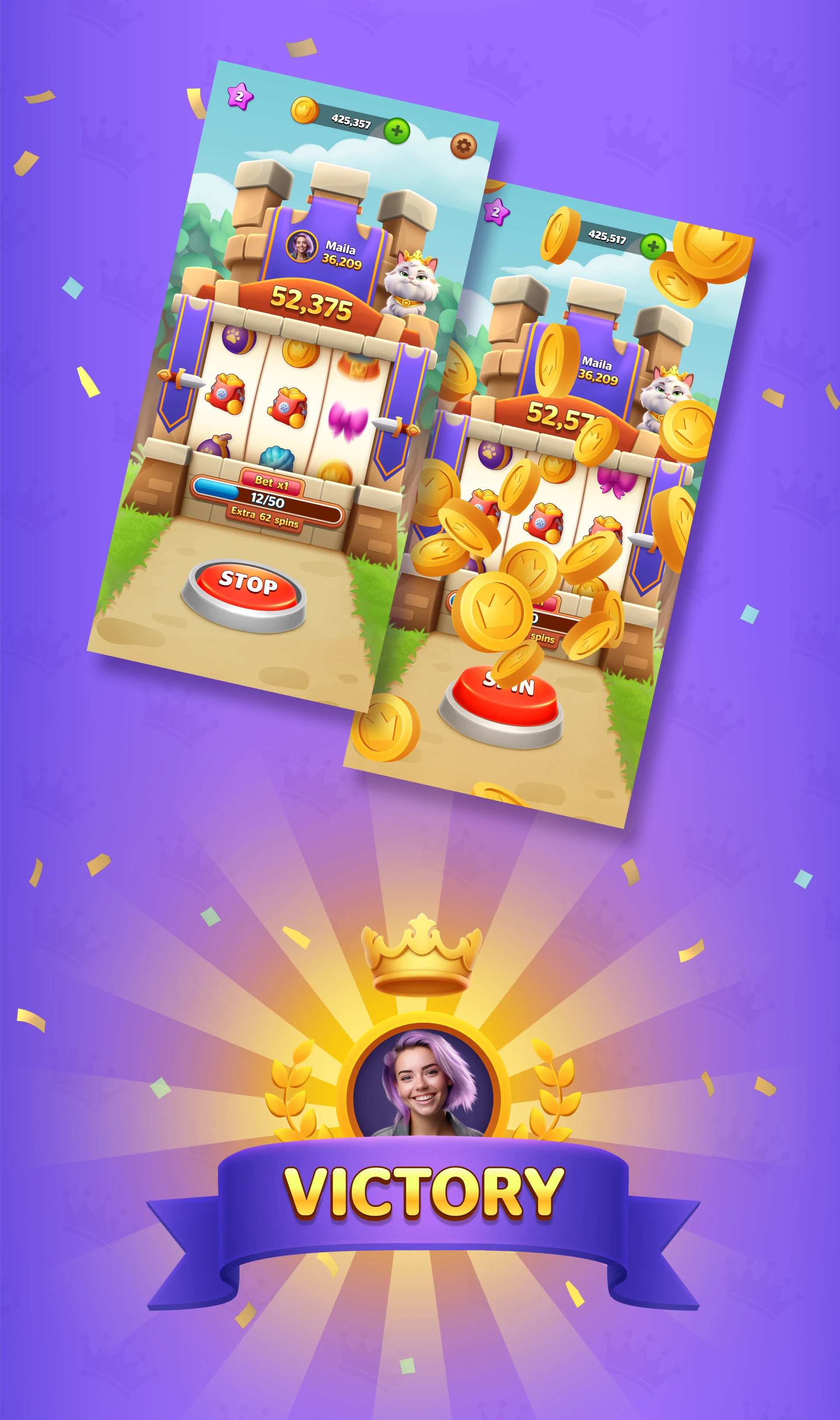 Puzzle board with bonuses and slot elements hybrid casino gameplay