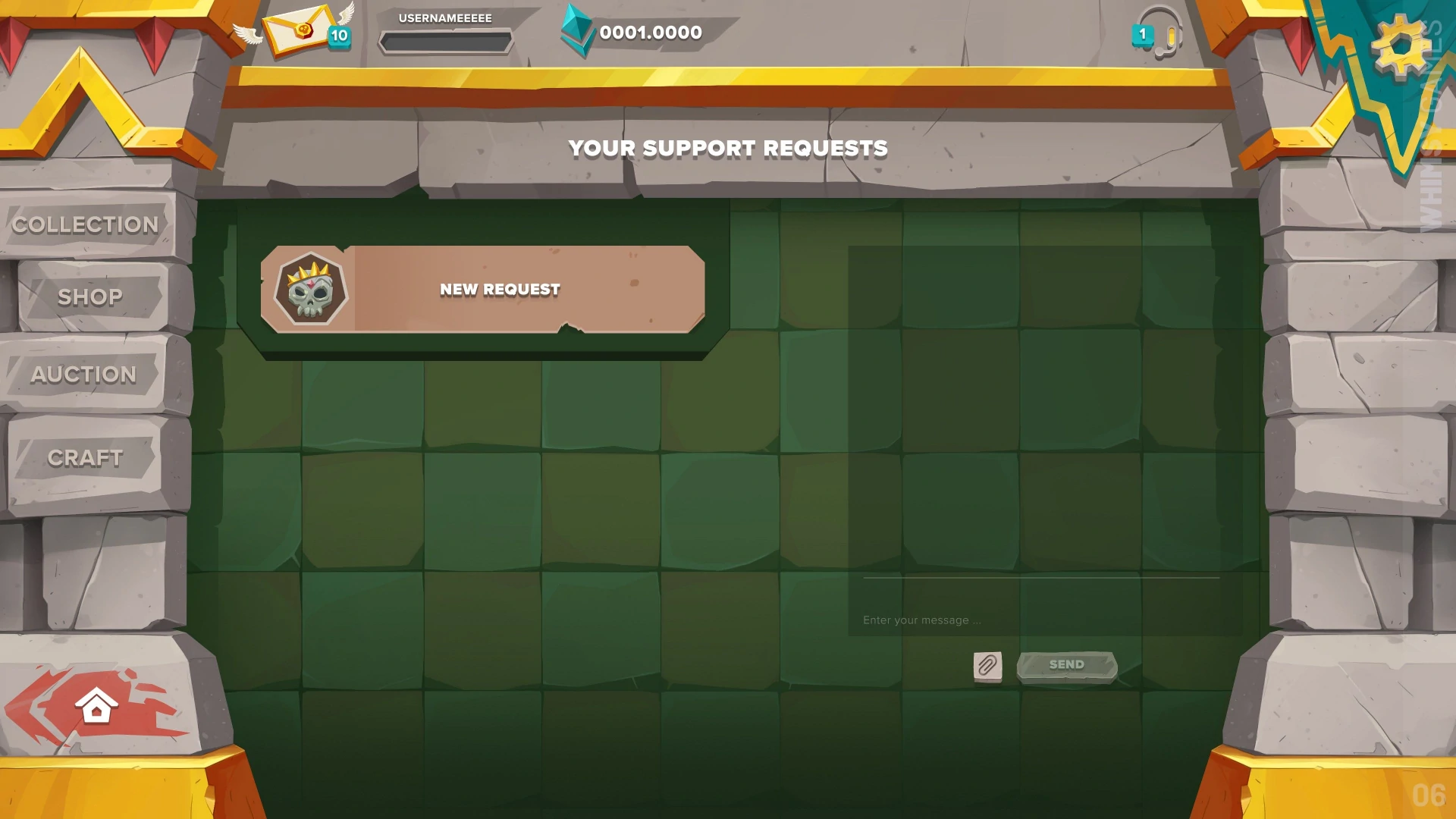Game matchmaking interface preparing for a new match.
