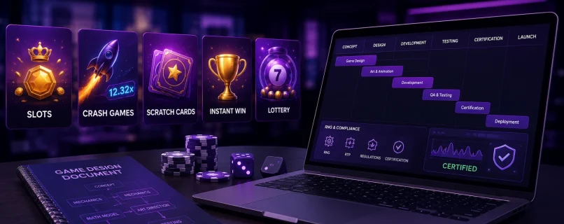 Casino game development workflow